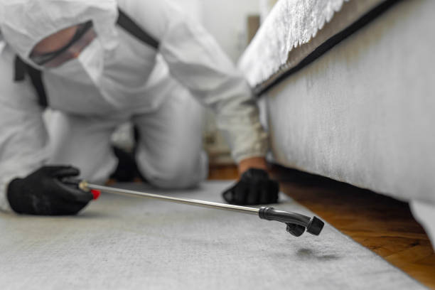 Professional Mosquito Control technician working in Grant County County, WI